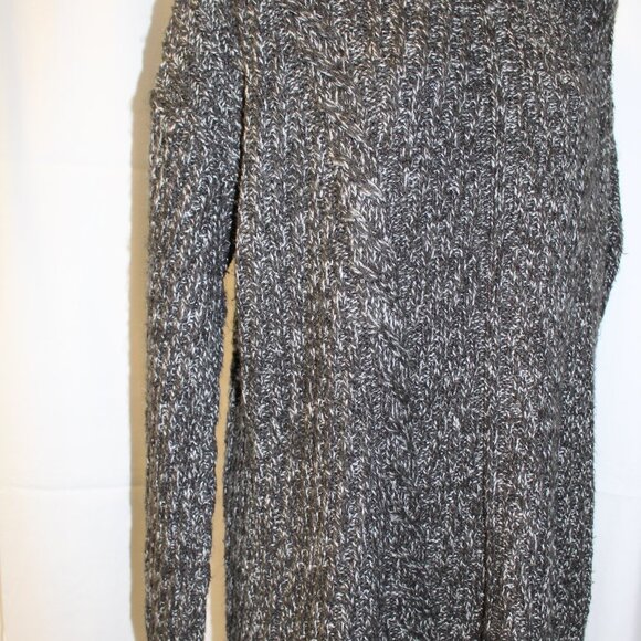 Isabel Maternity Women’s Grey Cable Knit Long Sleeve Sweater Size Medium - Picture 8 of 14